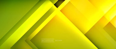 Kare şekiller bileşimi, akışkan geometrik soyut arkaplan. 3B gölge efektleri, modern tasarım şablonu