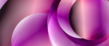 Sıvı gradyanlarla modern geometrik arkaplanı çember içine al