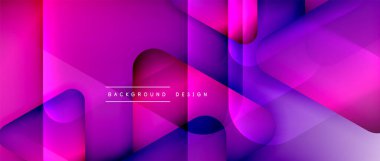 Üçgen geometrik soyut arkaplanı şekillendirir. Üç boyutlu gölge efektleri ve sıvı eğimleri. Metin mesajınız için modern üstüste bindirme formları duvar kağıdı