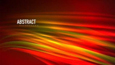 Akışkan dalga çizgileri arka plan. İş veya teknoloji sunumu, İnternet posteri veya web broşürü kapağı, duvar kağıdı için modaya uygun soyut düzen şablonu