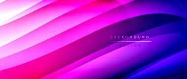 Gölge çizgileri ve parlayan ışık efekti ile akışkan gradyan dalgalar, kapak için modern akış hareketi soyut arkaplan, pankartlar, poster, afiş veya el ilanı