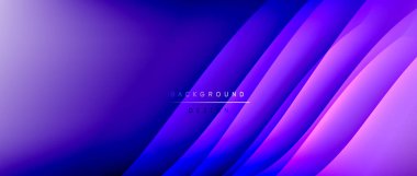 Gölge çizgileri ve parlayan ışık efekti ile akışkan gradyan dalgalar, kapak için modern akış hareketi soyut arkaplan, pankartlar, poster, afiş veya el ilanı