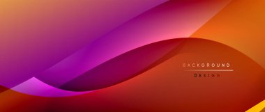 Gölge çizgileri ve parlayan ışık efekti ile akışkan gradyan dalgalar, kapak için modern akış hareketi soyut arkaplan, pankartlar, poster, afiş veya el ilanı