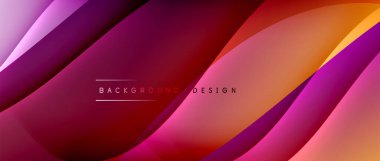 Gölge çizgileri ve parlayan ışık efekti ile akışkan gradyan dalgalar, kapak için modern akış hareketi soyut arkaplan, pankartlar, poster, afiş veya el ilanı