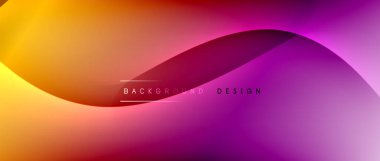 Gölge çizgileri ve parlayan ışık efekti ile akışkan gradyan dalgalar, kapak için modern akış hareketi soyut arkaplan, pankartlar, poster, afiş veya el ilanı