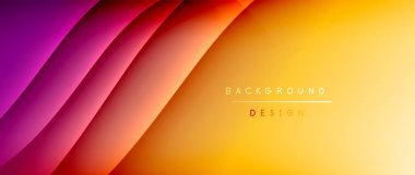 Gölge çizgileri ve parlayan ışık efekti ile akışkan gradyan dalgalar, kapak için modern akış hareketi soyut arkaplan, pankartlar, poster, afiş veya el ilanı