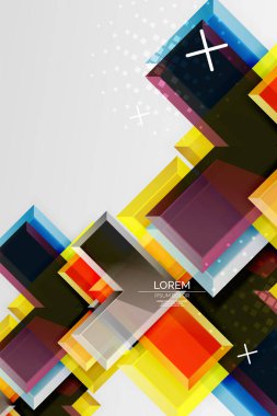 Metal ok şeklindeki arka plan. Duvar kağıdı, bayrak, arkaplan, kart, kitap illüstrasyonu, iniş sayfası için 3d efektli soyut geometrik arkaplan