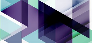 Geometrik soyut arkaplan, mozaik üçgen ve altıgen şekiller. İş veya teknoloji sunumu, İnternet posteri veya web broşürü kapağı, duvar kağıdı için modaya uygun soyut düzen şablonu