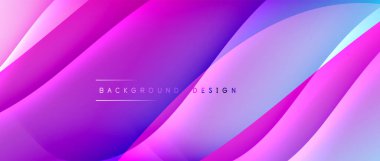 Gölge çizgileri ve parlayan ışık efekti ile akışkan gradyan dalgalar, kapak için modern akış hareketi soyut arkaplan, pankartlar, poster, afiş veya el ilanı