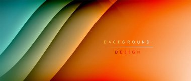 Gölge çizgileri ve parlayan ışık efekti ile akışkan gradyan dalgalar, kapak için modern akış hareketi soyut arkaplan, pankartlar, poster, afiş veya el ilanı