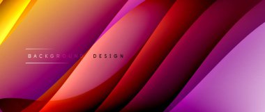 Gölge çizgileri ve parlayan ışık efekti ile akışkan gradyan dalgalar, kapak için modern akış hareketi soyut arkaplan, pankartlar, poster, afiş veya el ilanı