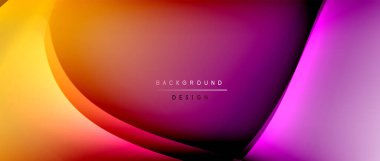 Gölge çizgileri ve parlayan ışık efekti ile akışkan gradyan dalgalar, kapak için modern akış hareketi soyut arkaplan, pankartlar, poster, afiş veya el ilanı