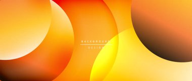 Sıvı gradyanlarla modern geometrik arkaplanı çember içine al