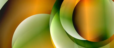 Sıvı gradyanlarla modern geometrik arkaplanı çember içine al