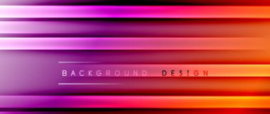 Parlak neon çizgileri soyut arkaplan