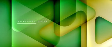 Üçgen geometrik soyut arkaplanı şekillendirir. Üç boyutlu gölge efektleri ve sıvı eğimleri. Metin mesajınız için modern üstüste bindirme formları duvar kağıdı