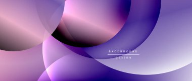 Sıvı gradyanlarla modern geometrik arkaplanı çember içine al