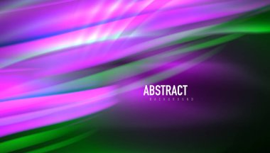 Akışkan dalga çizgileri arka plan. İş veya teknoloji sunumu, İnternet posteri veya web broşürü kapağı, duvar kağıdı için modaya uygun soyut düzen şablonu