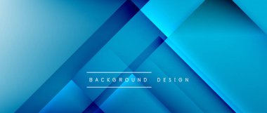 Kare şekiller bileşimi, akışkan geometrik soyut arkaplan. 3B gölge efektleri, modern tasarım şablonu