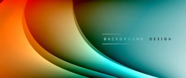 Gölge çizgileri ve parlayan ışık efekti ile akışkan gradyan dalgalar, kapak için modern akış hareketi soyut arkaplan, pankartlar, poster, afiş veya el ilanı