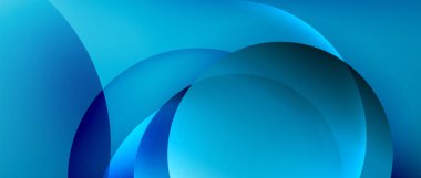 Sıvı gradyanlarla modern geometrik arkaplanı çember içine al