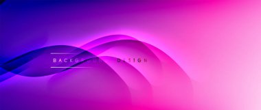 Gölge çizgileri ve parlayan ışık efekti ile akışkan gradyan dalgalar, kapak için modern akış hareketi soyut arkaplan, pankartlar, poster, afiş veya el ilanı