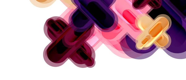 Сучасний векторний скляний хрестик абстрактний технологічний фон для обкладинки, плаката, плаката, банера або флаєра — стоковий вектор