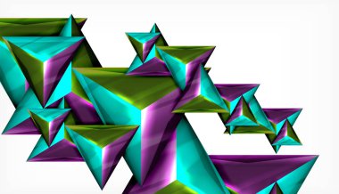 Üçgen geometrik vektör soyut arka plan