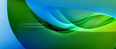 Gölge çizgileri ve parlayan ışık efekti ile akışkan gradyan dalgalar, kapak için modern akış hareketi soyut arkaplan, pankartlar, poster, afiş veya el ilanı