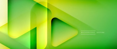 Üçgen geometrik soyut arkaplanı şekillendirir. Üç boyutlu gölge efektleri ve sıvı eğimleri. Metin mesajınız için modern üstüste bindirme formları duvar kağıdı