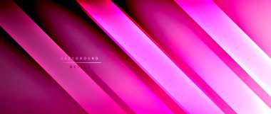 Parlak neon çizgileri soyut arkaplan