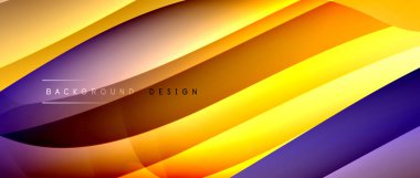 Gölge çizgileri ve parlayan ışık efekti ile akışkan gradyan dalgalar, kapak için modern akış hareketi soyut arkaplan, pankartlar, poster, afiş veya el ilanı