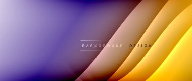 Gölge çizgileri ve parlayan ışık efekti ile akışkan gradyan dalgalar, kapak için modern akış hareketi soyut arkaplan, pankartlar, poster, afiş veya el ilanı