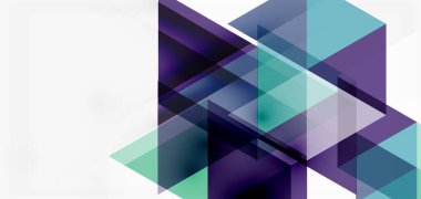 Geometrik soyut arkaplan, mozaik üçgen ve altıgen şekiller. İş veya teknoloji sunumu, İnternet posteri veya web broşürü kapağı, duvar kağıdı için modaya uygun soyut düzen şablonu