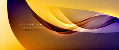 Gölge çizgileri ve parlayan ışık efekti ile akışkan gradyan dalgalar, kapak için modern akış hareketi soyut arkaplan, pankartlar, poster, afiş veya el ilanı