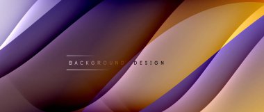 Gölge çizgileri ve parlayan ışık efekti ile akışkan gradyan dalgalar, kapak için modern akış hareketi soyut arkaplan, pankartlar, poster, afiş veya el ilanı