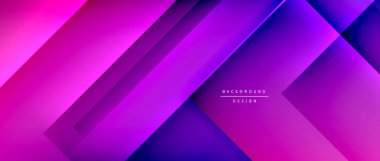 Kare şekiller bileşimi, akışkan geometrik soyut arkaplan. 3B gölge efektleri, modern tasarım şablonu