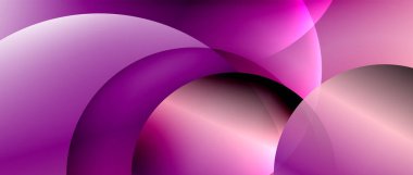 Sıvı gradyanlarla modern geometrik arkaplanı çember içine al