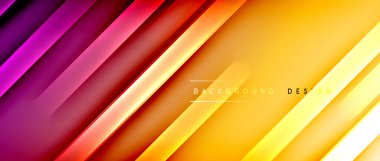 Parlak neon çizgileri soyut arkaplan