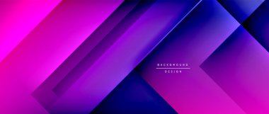 Kare şekiller bileşimi, akışkan geometrik soyut arkaplan. 3B gölge efektleri, modern tasarım şablonu