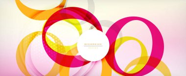 Moda, basit, soyut çember, dinamik hareket konsepti. Duvar Kağıdı, Sancak, Arkaplan, Kart, Kitap İllüstrasyonu, İniş Sayfası