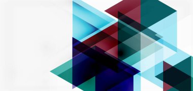 Geometrik soyut arkaplan, mozaik üçgen ve altıgen şekiller. İş veya teknoloji sunumu, İnternet posteri veya web broşürü kapağı, duvar kağıdı için modaya uygun soyut düzen şablonu