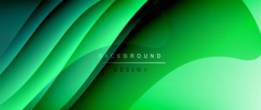 Gölge çizgileri ve parlayan ışık efekti ile akışkan gradyan dalgalar, kapak için modern akış hareketi soyut arkaplan, pankartlar, poster, afiş veya el ilanı