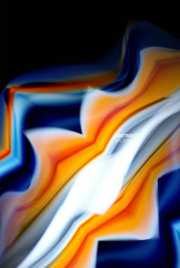 Sıvı gradyanlar soyut arkaplan, duvar kağıdı, bayrak, arkaplan, kart, kitap illüstrasyonu, iniş sayfası için renk dalgası poster tasarımı