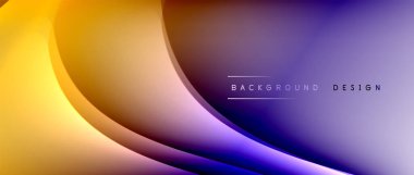 Gölge çizgileri ve parlayan ışık efekti ile akışkan gradyan dalgalar, kapak için modern akış hareketi soyut arkaplan, pankartlar, poster, afiş veya el ilanı