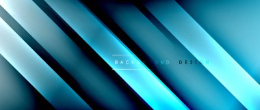 Parlak neon çizgileri soyut arkaplan