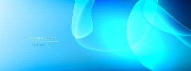 Vektör soyut arkaplan - sıvı kabarcıklar, gölgeler ve ışık efektleri ile sıvı gradyan şekiller. Metin için parlak tasarım şablonu