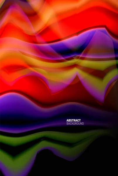 ( 영어 ) Liquid gradients abstract background, color wave patterster design for Wallpaper, Banner, Background, Card, Book Illustration, landing page — 스톡 벡터