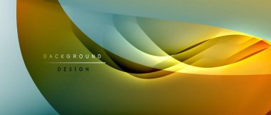 Gölge çizgileri ve parlayan ışık efekti ile akışkan gradyan dalgalar, kapak için modern akış hareketi soyut arkaplan, pankartlar, poster, afiş veya el ilanı