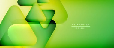 Üçgen geometrik soyut arkaplanı şekillendirir. Üç boyutlu gölge efektleri ve sıvı eğimleri. Metin mesajınız için modern üstüste bindirme formları duvar kağıdı